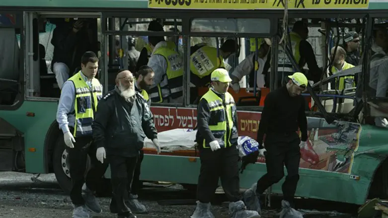 Suicide bombing in Jerusalem, February 22, 2004