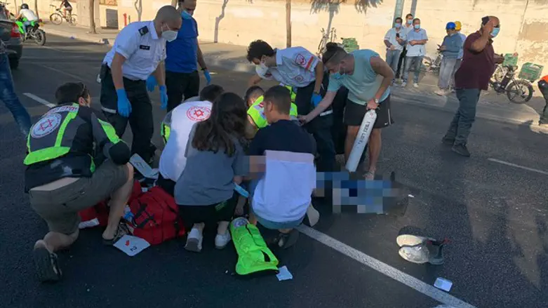 זירת התאונה