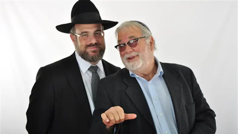 יהודה ברקן והרב יחזקאל שיינפלד