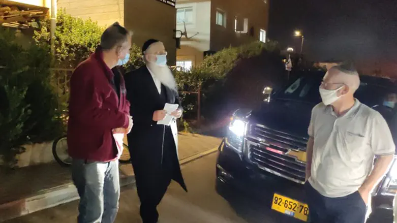 סגן השר מאיר פרוש בבית אל