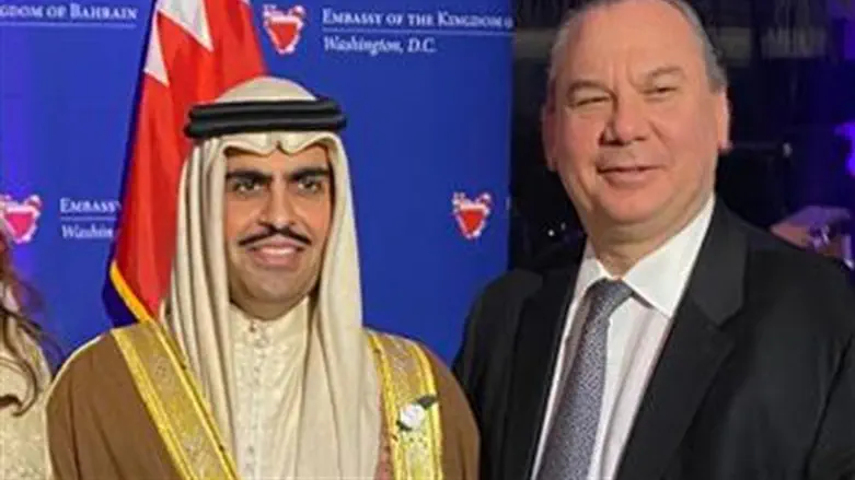 Rabbi Marc Schneier and Shaikh Abdulla Bin Rashid Al Khalifa