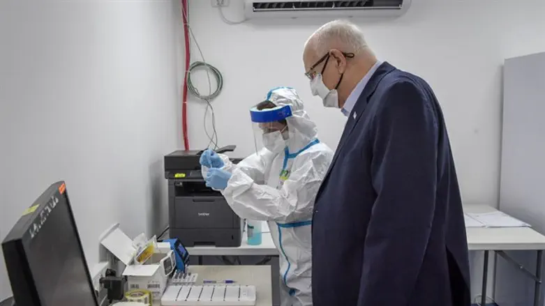 הנשיא ריבלין נבדק ב"סופיה"