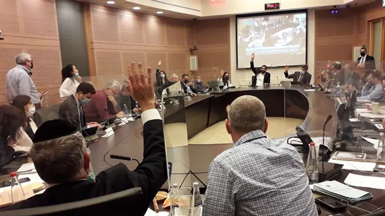 ההצבעה בועדת החוקה