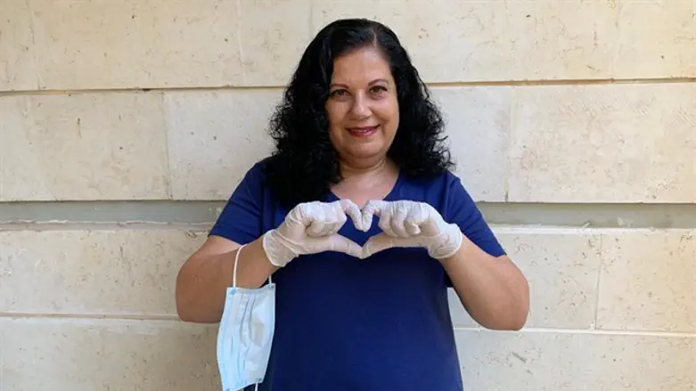 משתתפת בקמפיין. אורלי בן אהרון