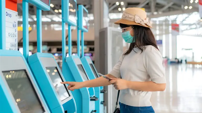 צ'ק אין בנמל התעופה. אילוסטרציה