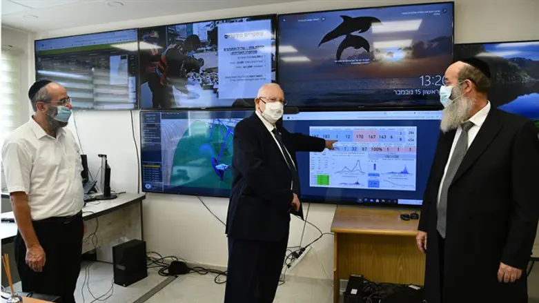 Реувен Ривлин в Бней-Браке