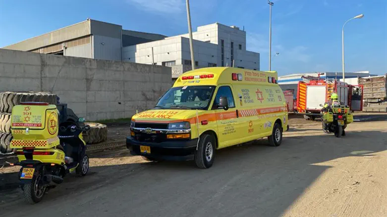 На месте взрыва в Ашдоде