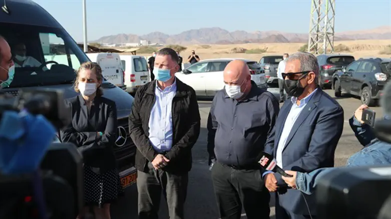 Yuli Edelstein in Eilat