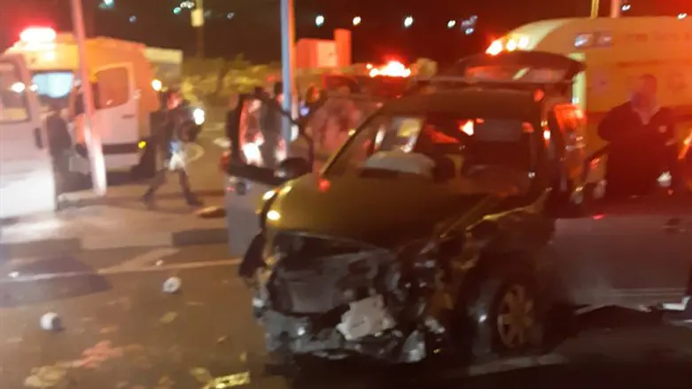 זירת התאונה