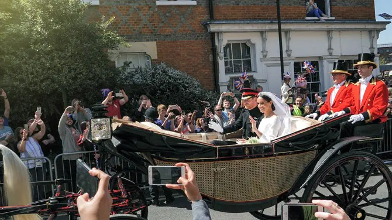 Royal couple following their wedding cerememony