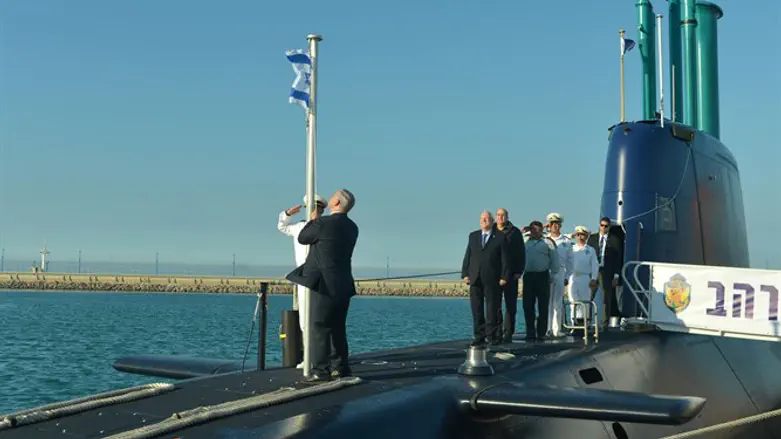 נתניהו בטקס קבלת הצוללות