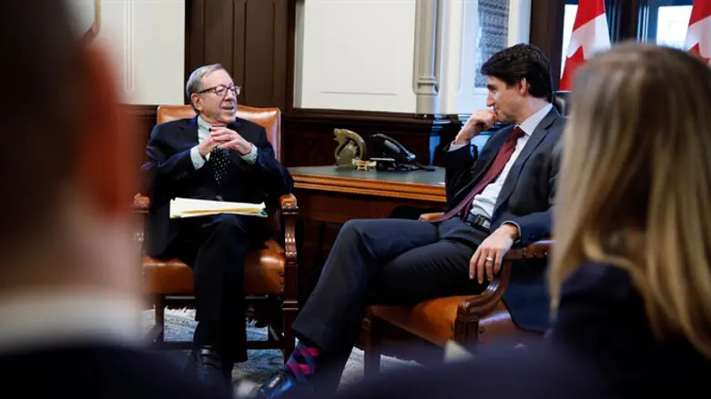 ג'סטין טרודו עם ארווין קוטלר