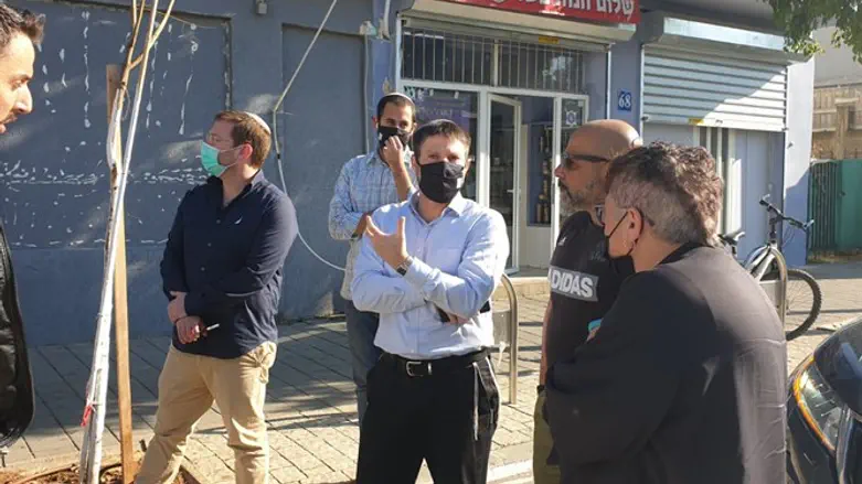 סמוטריץ' בדרום ת"א