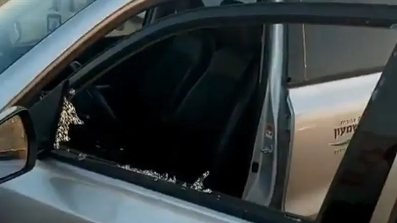 רכב הביטחון שנפגע