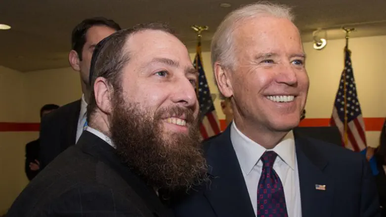 Ezra Friedlander with Biden