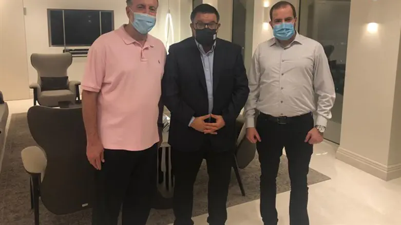 Left to right: David Hager, Michael Biton, Yossi Levy