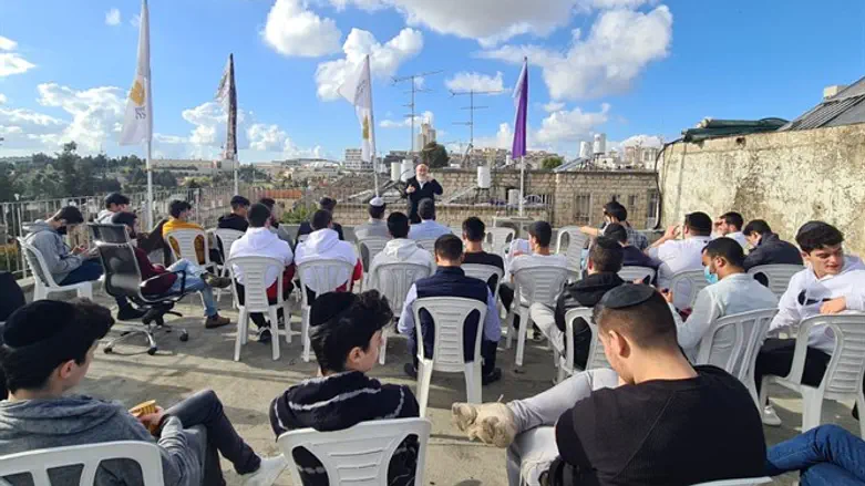 תלמידי תכנית "בצוותא" של ישיבת "חדוותא"