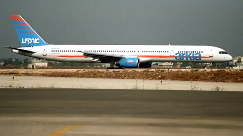 Самолет авиакомпании Arkia