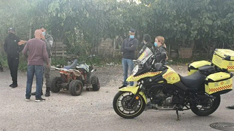 זירת התאונה