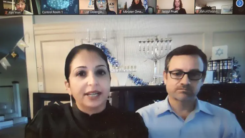 ג'יי ושירה רודרמן במהלך האירוע