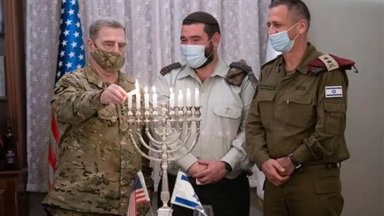 Авив Кохави, рабби Герштейн и генерал Марк Милли