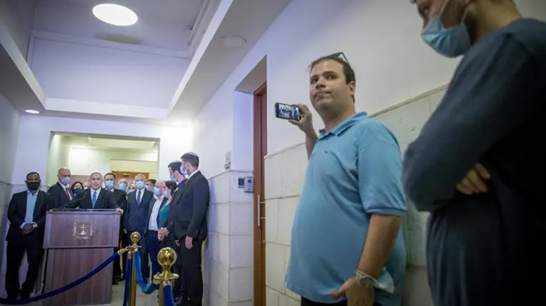 נתניהו בבית המשפט