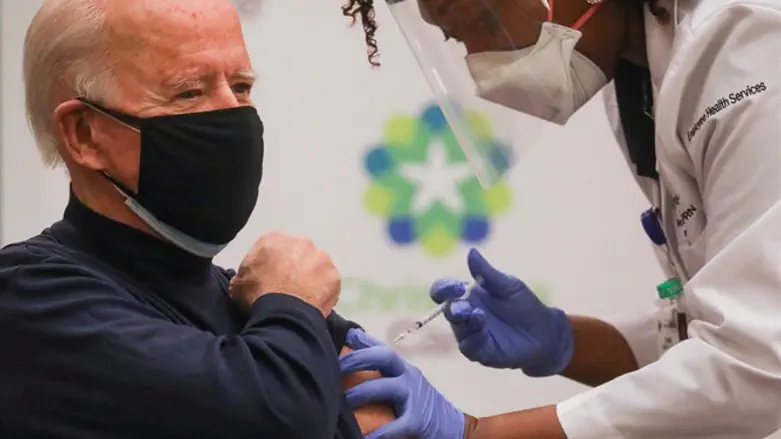 Joe Biden vaccinated