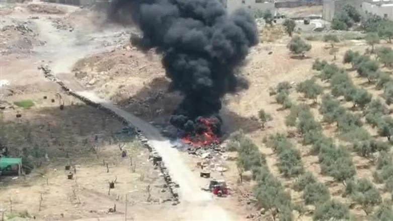 שריפת צמיגים