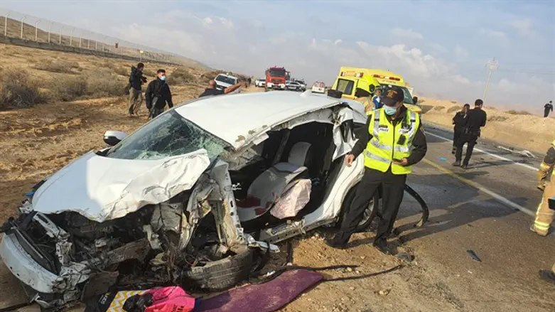 התאונה באזור דימונה