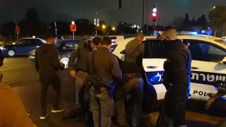 На месте протестов в Иерусалиме