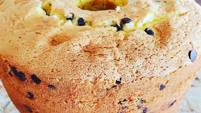 עוגת תפוזים ושוקוצ'יפס