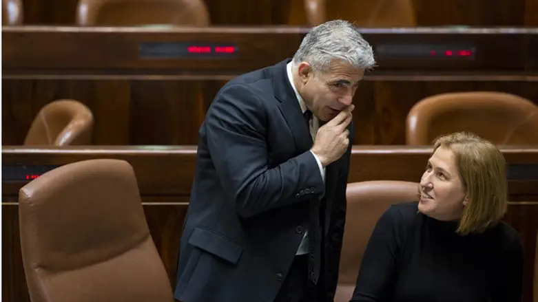 Yair Lapid and Tzipi Livni