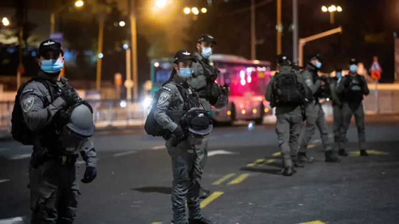 Бойцы МАГАВ в Иерусалиме. Иллюстрация