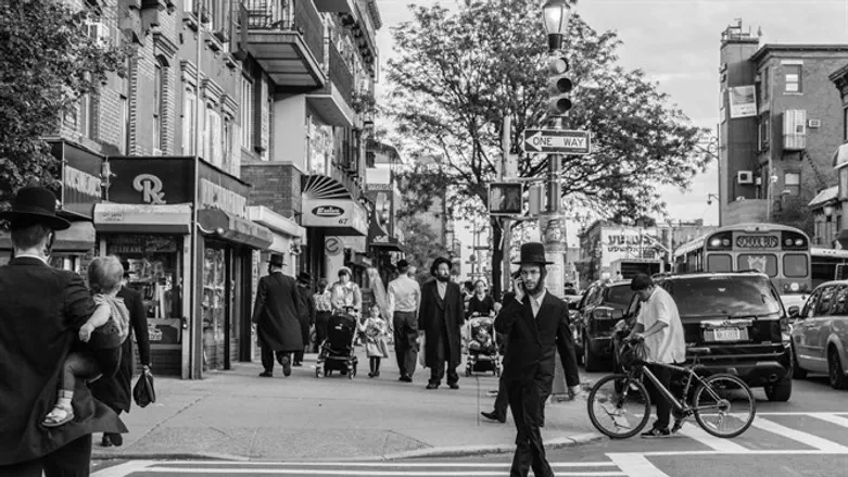 Hassidic street, USA