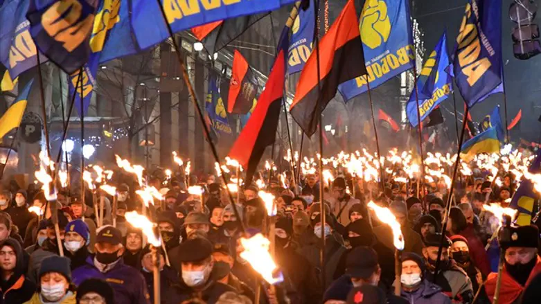 Марш националистов в Киеве (архив)
