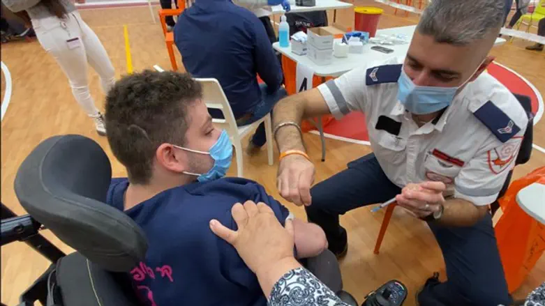 Vaccination drive at Shalva
