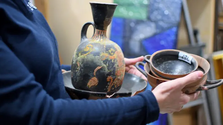 חלק מהעתיקות שנגנבו