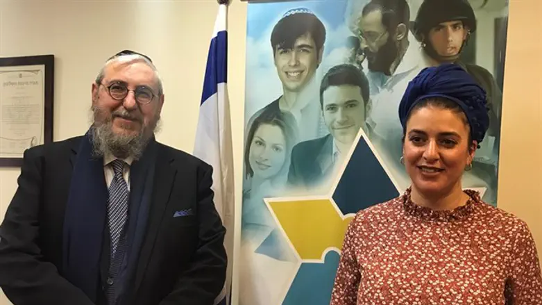 הרב חיים אמסלם והילה חסן