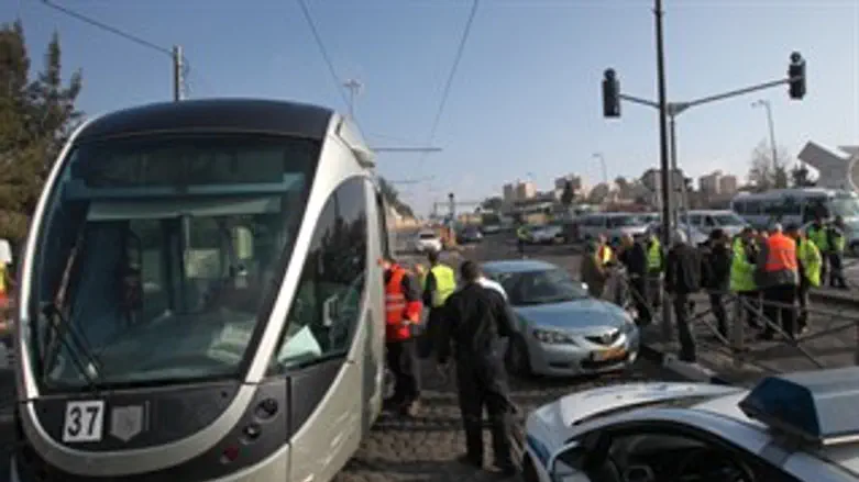 תאונת הרכבת הקלה היום.