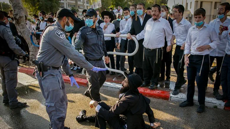 הפגנת הפלג הירושלמי באשדוד