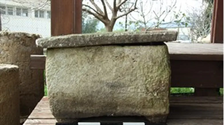 התגלתה במקרה. הגלוסקמה מטבעון