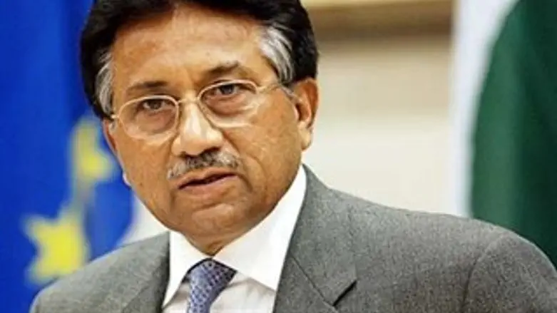 חשוד בהתנקשות. מושארף