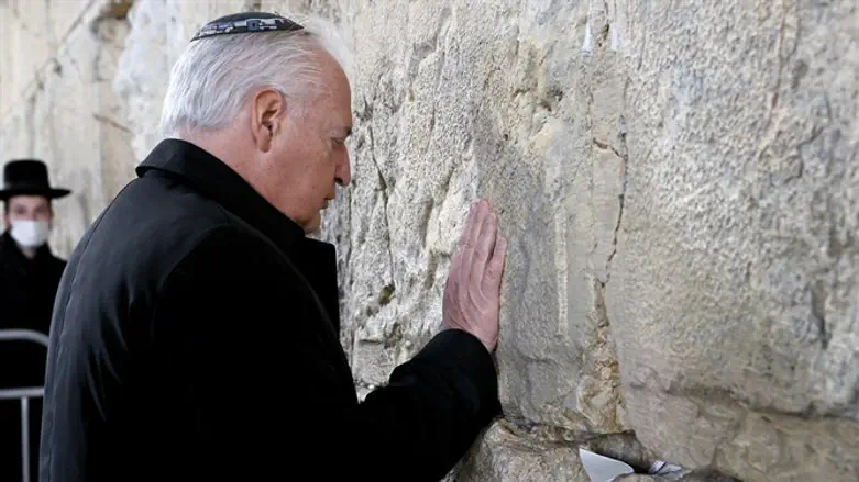 Давид Фридман у Западной Стены