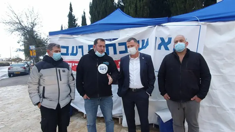 השר אדלשטיין עם יוסי דגן