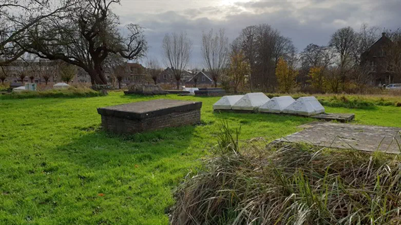 The Jewish cemetery in Ouderkerk aan de Amstel, the Netherlands, Nov. 20, 2020.