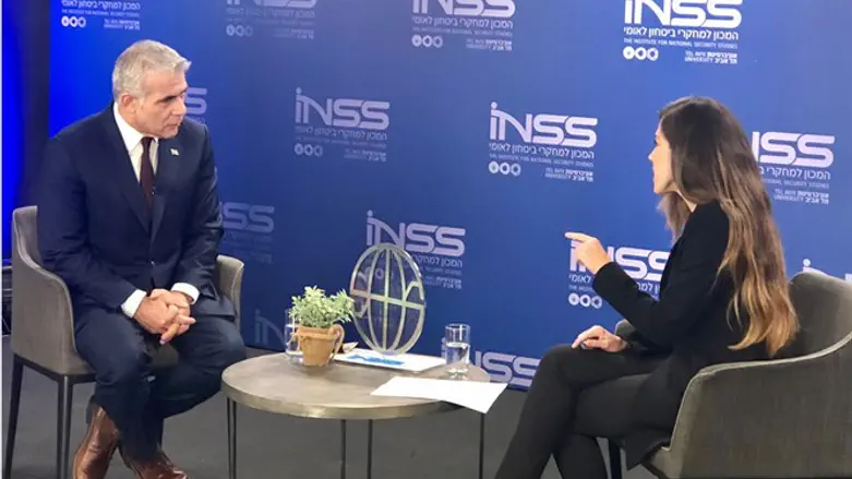 Yair Lapid at INSS annual conference