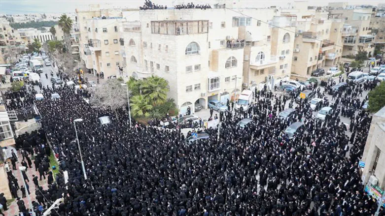 Funeral of haredi rabbi