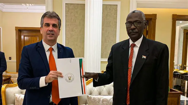 מחליפים טיוטות. השר כהן בביקורו בסודאן