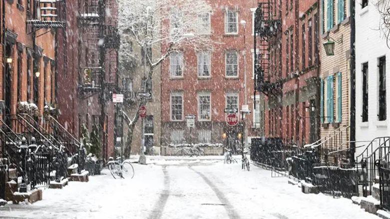 שלג בניו יורק