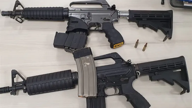 הנשק של החשודים בירי בטמרה